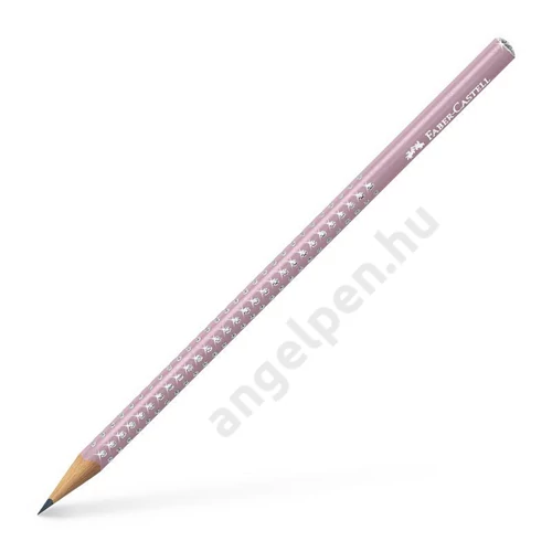 Grafitceruza háromszögletű SPARKLE B rózsa test