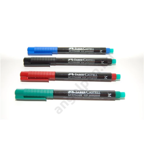 Alkoholos filctoll piros M-es heggyel Faber-Castell