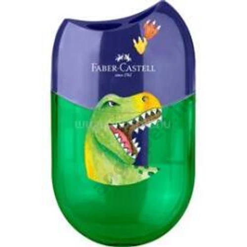 Hegyező dupla tartályos DINOSZAURUSZ mintás  (standard és Jumbo ceruzához)