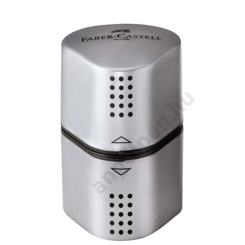 Hegyező GRIP 2001 Trio tartályos 3lyukú ezüst színben (standard grafit,színes és Jumbo ceruzához)