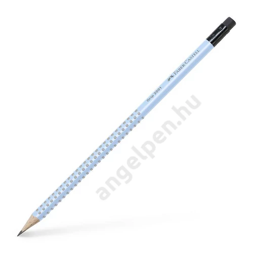 Grafitceruza háromszögletű GRIP 2001 B égkék test radírvéggel