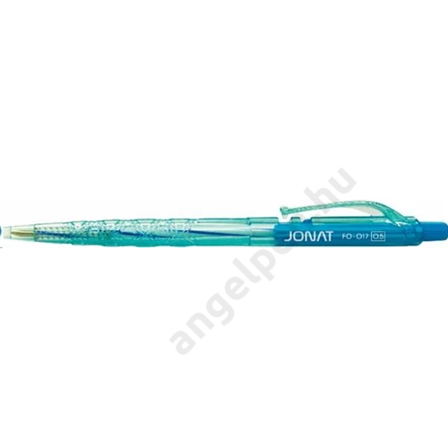 Golyóstoll, 0,25 mm, nyomógombos, FLEXOFFICE "Jonat", kék