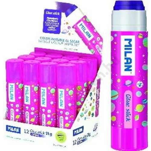 Ragasztó Stift Milan 21G Minta Peacock, Fairy tale, rózsa, 12db/doboz,