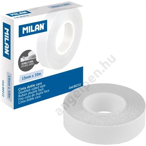 Ragasztószalag Milan Kétoldal kétoldalas, 80212 15mm x 10m