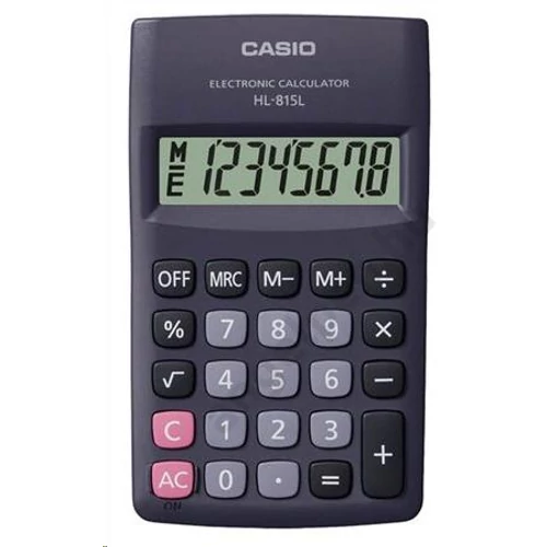 Zsebszámológép, 8 számjegy, CASIO "HL-815"