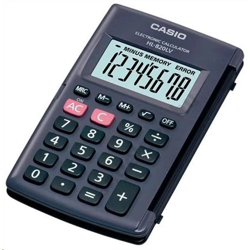 Zsebszámológép,  8 számjegy, CASIO "HL-820LV"