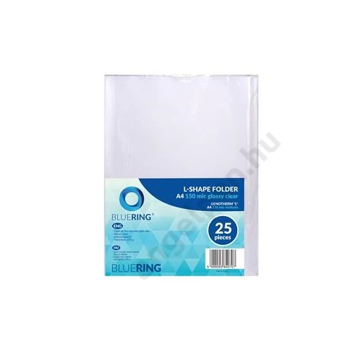 Genotherm `L` A4, 150 micron víztiszta Bluering® 25 db/csomag,