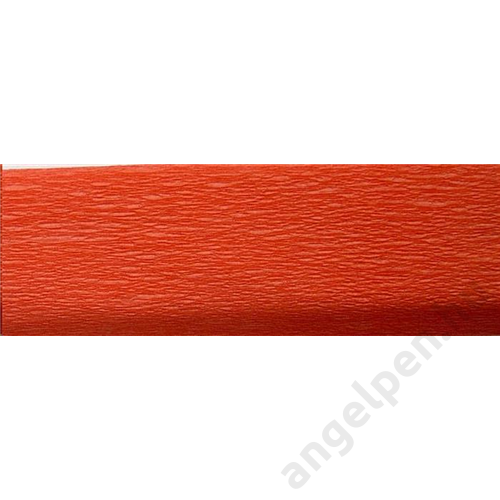 Krepp papír 50x200 cm, VICTORIA, narancs vörös