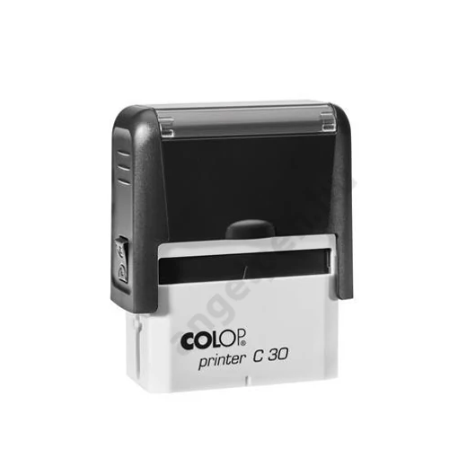 Bélyegző, COLOP "Printer C 30", kék cserepárnával