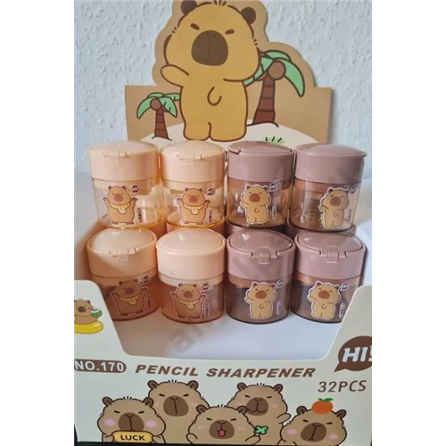 Hegyező kétlyukú tartályos Capybara 32db/doboz