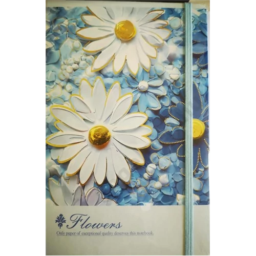 Notesz keményfedeles Flowers A/5  