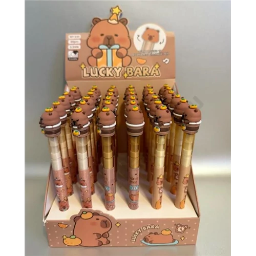 Zseléstoll radírozható Capybara 36db/doboz 0,5 mm ICU-620