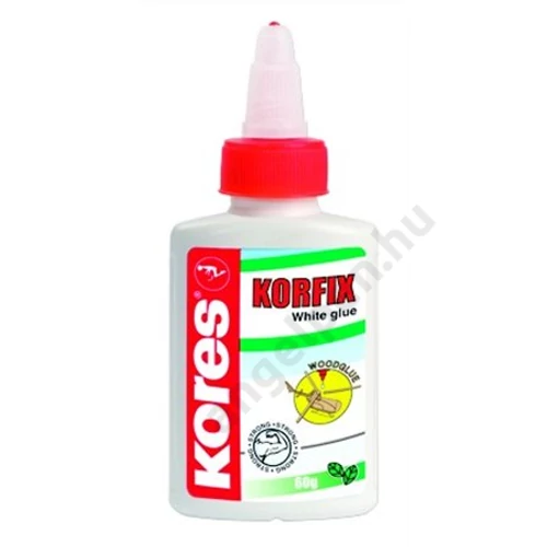 Hobbiragasztó, 60 ml, KORES "White Glue"