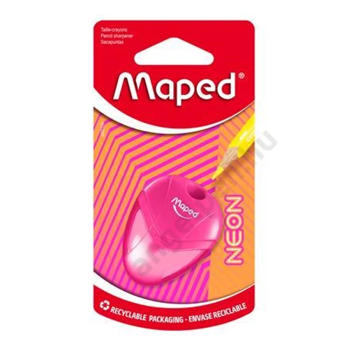 Hegyező, egylyukú, tartályos, MAPED "I-Gloo Neon", vegyes színek
