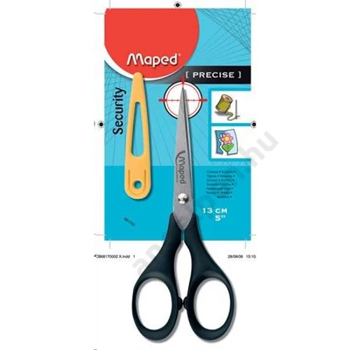 Olló, iskolai, 13 cm, MAPED "Genius"