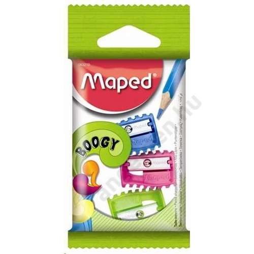 Hegyező, egylyukú, MAPED "Boogy", vegyes színek