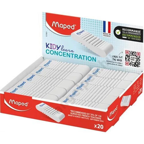 Radír display, MAPED "Kidy Learn Concentration"