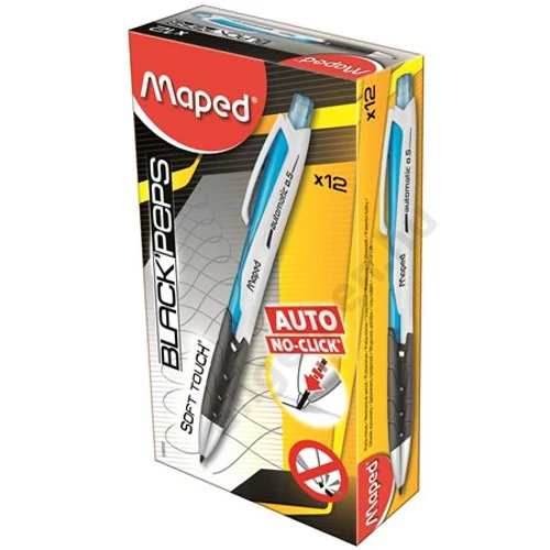 Nyomósirón, 0,5 mm, MAPED "Black`Peps", kék