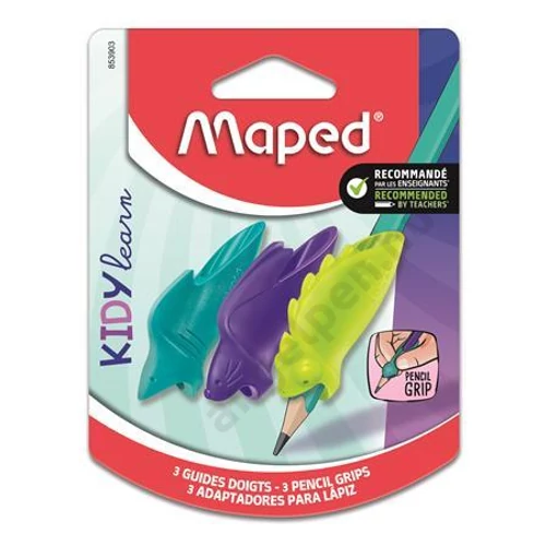 Ceruzafogó, MAPED "Kidy Learn", vegyes színek, 3 db