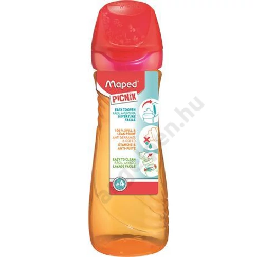 Kulacs, 580 ml, MAPED PICNIK "Origins", narancs-pink
