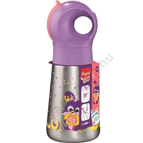 "Kulacs, 350 ml, rozsdamentes acél, MAPED PICNIK ""Concept Miniz"", nyuszi"
