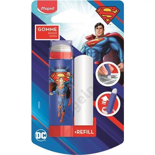 Radírstift, pótbéllel, MAPED "Superman"