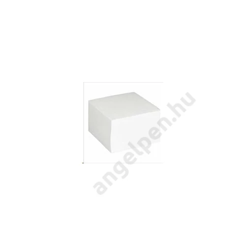 Jegyzettömb Petit Plus 9x9x5cm fehér, ragasztott