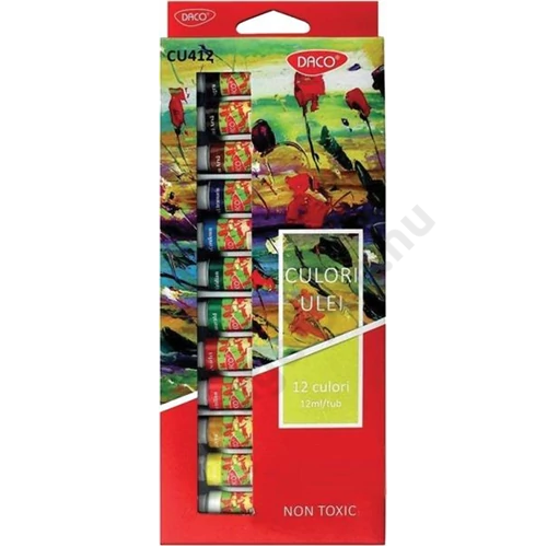 Olajfesték Daco 12-es tubusos, 12ml, CU412