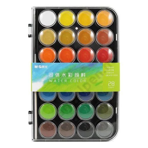 Vízfesték M&G 28-as 23 mm, + 1 db ecset, APLN6565, APL976K1
