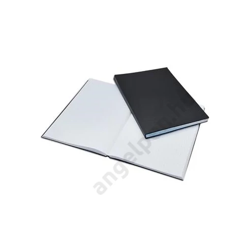 Beírókönyv A4, 200lap fekete PVC borító, Bluering® kockás