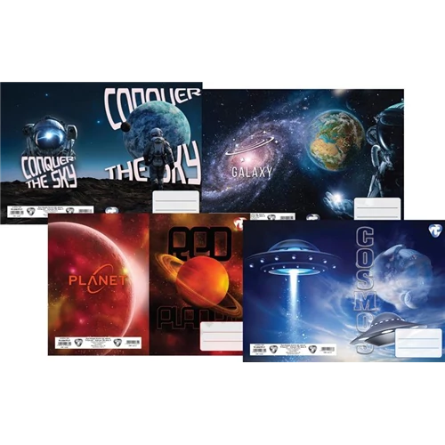 Füzetborító A/5 betétes 4x5 db/csomag T-Creativ "Universe"