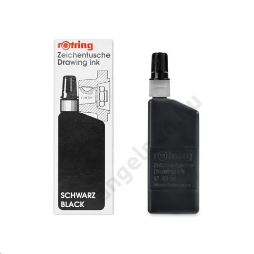 Tustinta, 23 ml, rOtring "Isograph", fekete