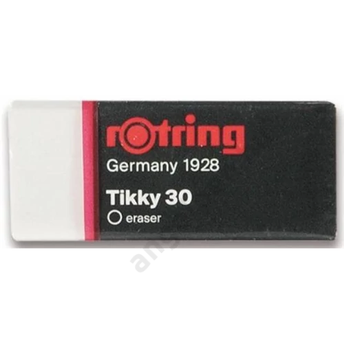 Radír, papírtokkal, rOtring "Tikky 30", fehér