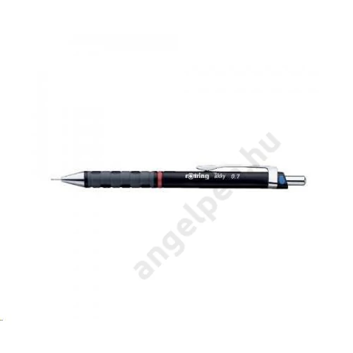 Nyomósirón, 0,7 mm, rOtring "Tikky T", fekete