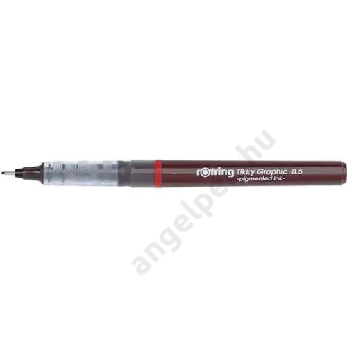 Tűfilc, 0,50 mm, rOtring,"Tikky Graphic", bordó 