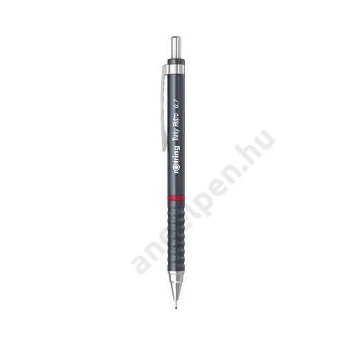 Nyomósirón, 0,7 mm, rOtring "Tikky Retro", szürke