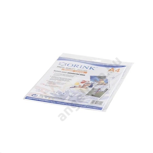 Pp fotópapír A4 S 140g 20 lap fényes ORINK (P610140S20)