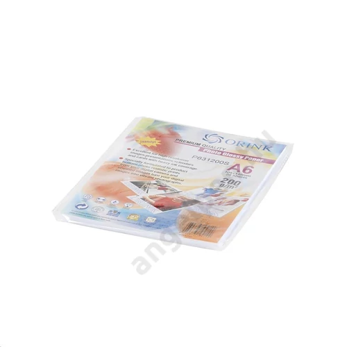 Fotópapír Pp A6, S 230g. 20lap fényes Orink (P661230S20)