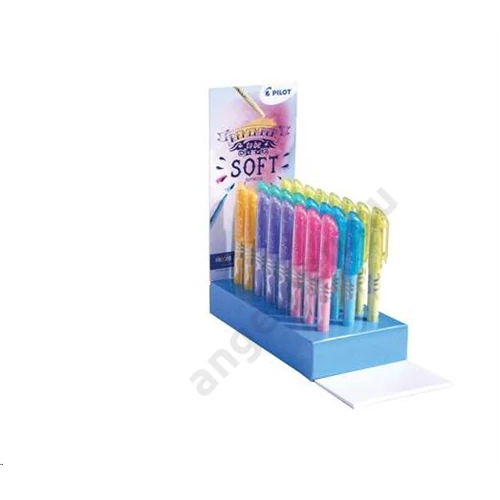 Szövegkiemelő display, 1-3,3 mm, törölhető, PILOT "Frixion Light Soft", 24 db