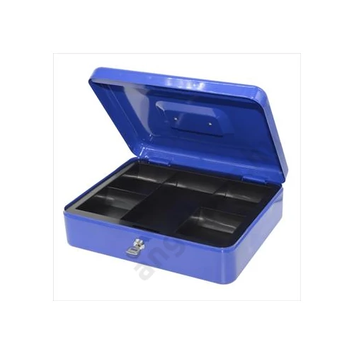 Pénzkazetta fém 300x90x240mm nagy Bluering® kék