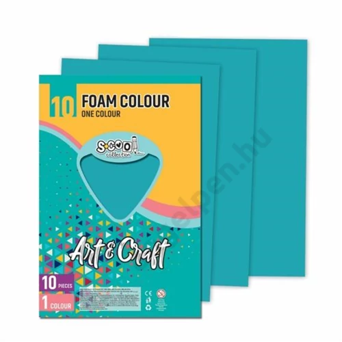 Dekorgumi-hab S-CooL SC1195 Art&Craft A4 10ív türkiz