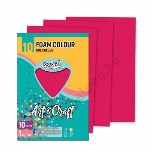 Dekorgumi-hab S-CooL SC1198 Art&Craft A4 10ív magenta