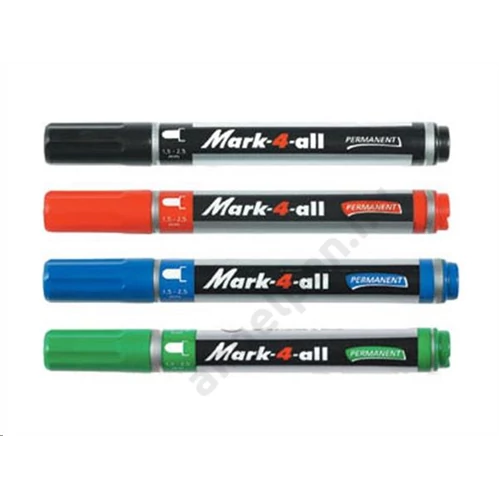 Alkoholos marker, 1,5-2,5 mm, kúpos, STABILO "Mark-4-all", zöld