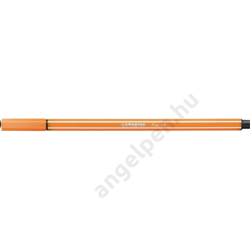 Filctoll, 1 mm, STABILO "Pen 68", halvány narancssárga