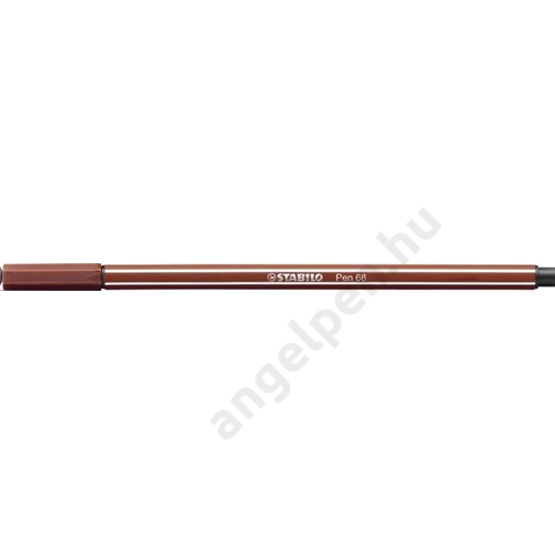 Filctoll, 1 mm, STABILO "Pen 68", téglavörös