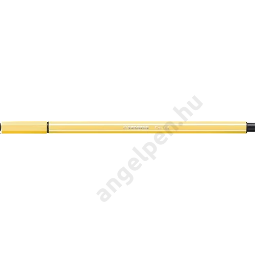 Filctoll, 1 mm, STABILO "Pen 68", sárga