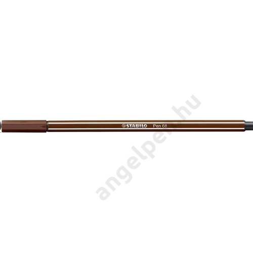 Filctoll, 1 mm, STABILO "Pen 68", barna
