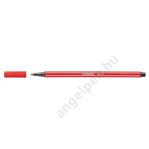 Filctoll, 1 mm, STABILO "Pen 68", kármin piros
