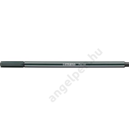 Filctoll, 1 mm, STABILO "Pen 68", sötétzöld