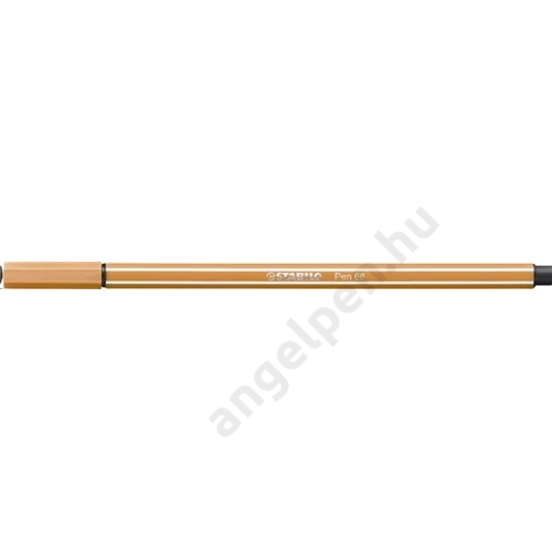 Filctoll, 1 mm, STABILO "Pen 68", sötétokker